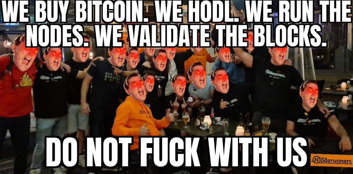 BTCMichilis's tweet image. We are the #Noderunners