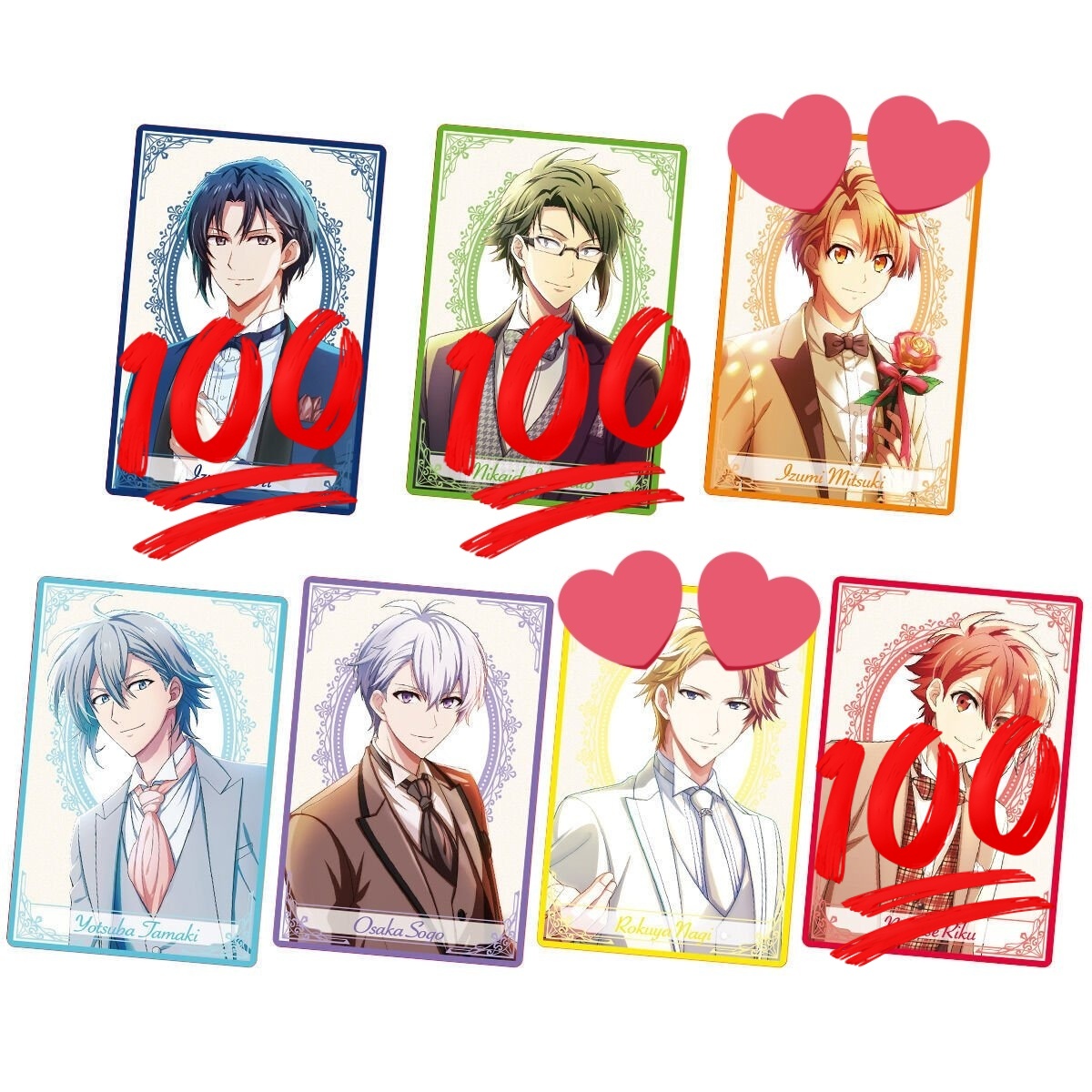 saba_wo_misoni's tweet photo. 【交換】アイドリッシュセブン アイナナ ウエハース 22

6box予約済

譲、環3、壮五6、天2、龍之介6、千6(千3お返事待ち)、巳波3、虎於4
求、三月、楽、悠、トウマ

※現在、悠含む方を最優先致します
その他のお返事はお時間頂きます
※環、壮五、天は悠とのみ
※マリマリ⇆マリマリ
※sugao⇆sugao https://t.co/BhhfMoE1XC