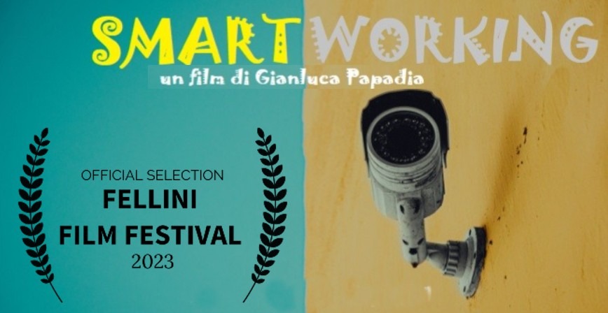 gpapadia's tweet photo. 🎬Smart working 🎬 nella selezione ufficiale del @fellinifilmfest https://t.co/f7NiHRGcTd