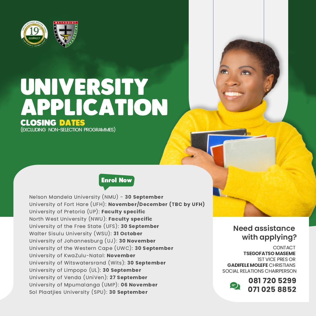 Ypd19th's tweet photo. Brethren,

The office of the 1st VP and CSR Chairperson bring you the University Application drive to assist persons with University applications. 

Please reshare.

💚🤍 https://t.co/OdMWBUnmWg