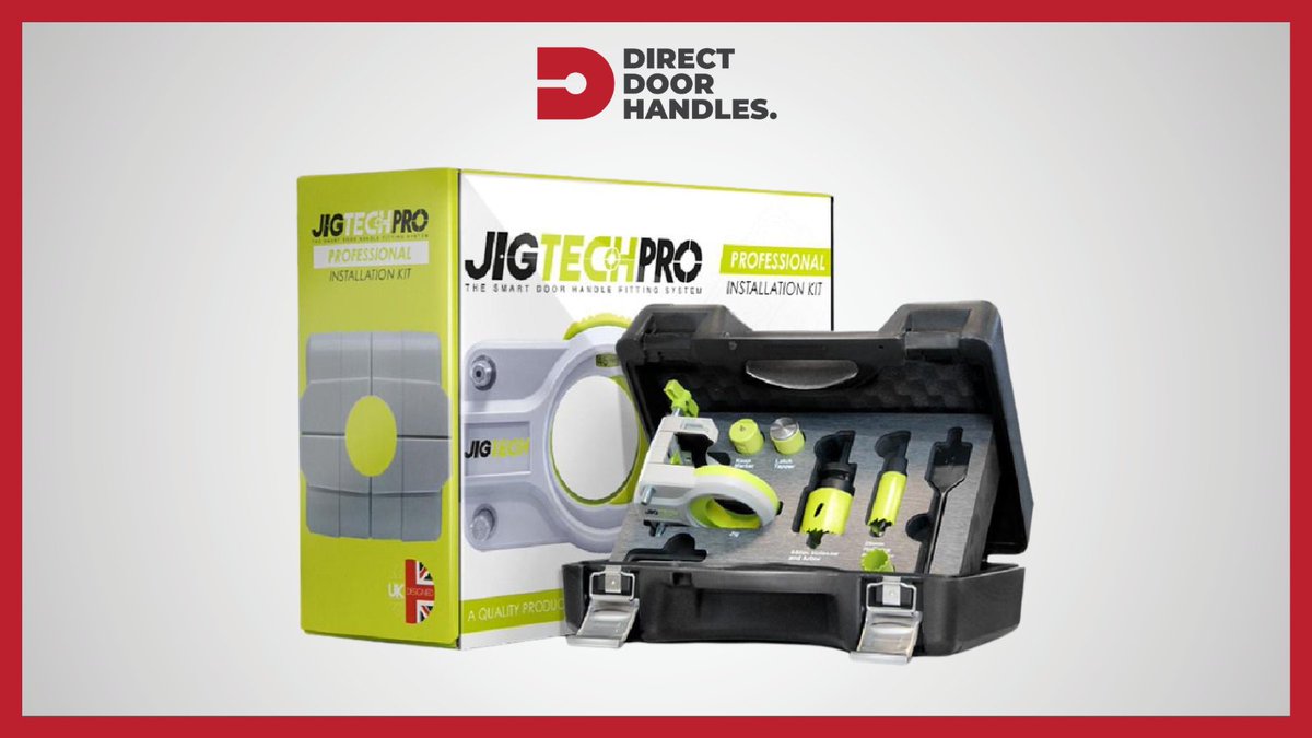 DirectHandles's tweet photo. The Jigtech Pro has been designed for door fitting professionals who install multiple doors on a regular basis. This set contains everything you need to fit a Jigtech door handle and latch perfectly every time. 

Shop here: https://t.co/8yYWwHNVH4 https://t.co/NihxfUBYN6