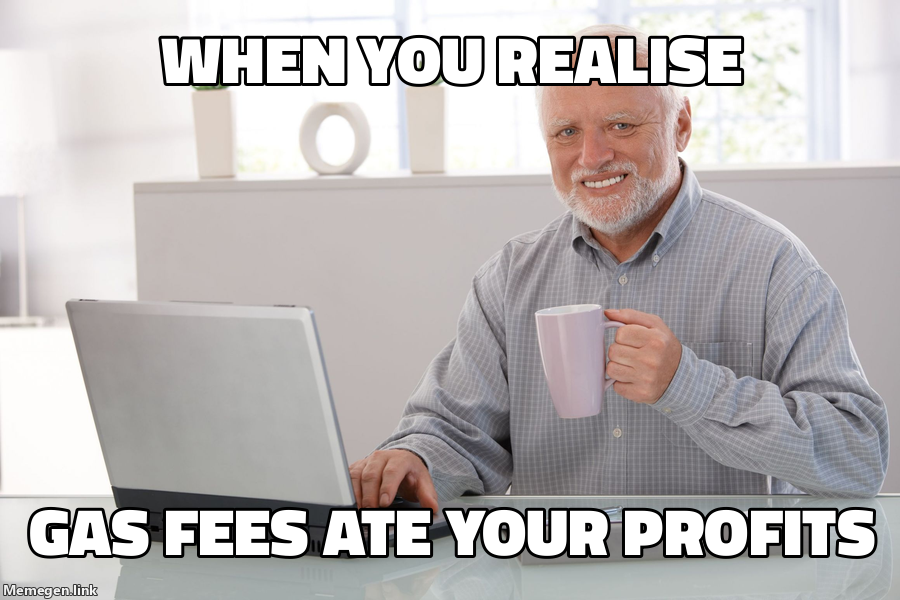 BlockchainGreg's tweet photo. Gas Fees: The Silent Profit Eater https://t.co/LuX9SLQoSr