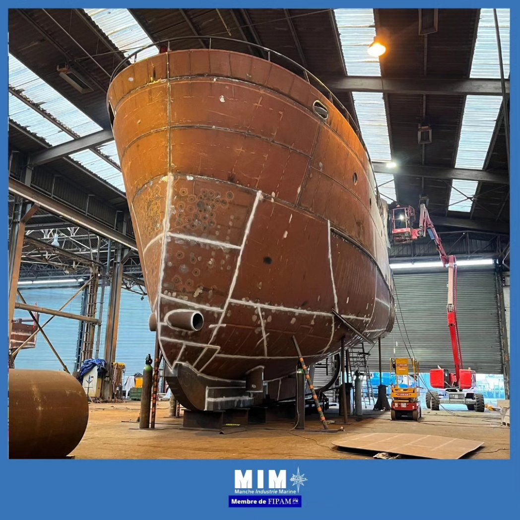Mim_dieppe's tweet photo. Des nouvelles du Chalutier de Mr. Neveu 🛳️]

▶️ Il est actuellement en cours d'assemblage au niveau de la coque, de la cabine et de l'enrouleur de chalut !

💬 On vous rappelle qu'il a été designé par CT ARCO, bravo à eux ! https://t.co/pFXDBhIfjW