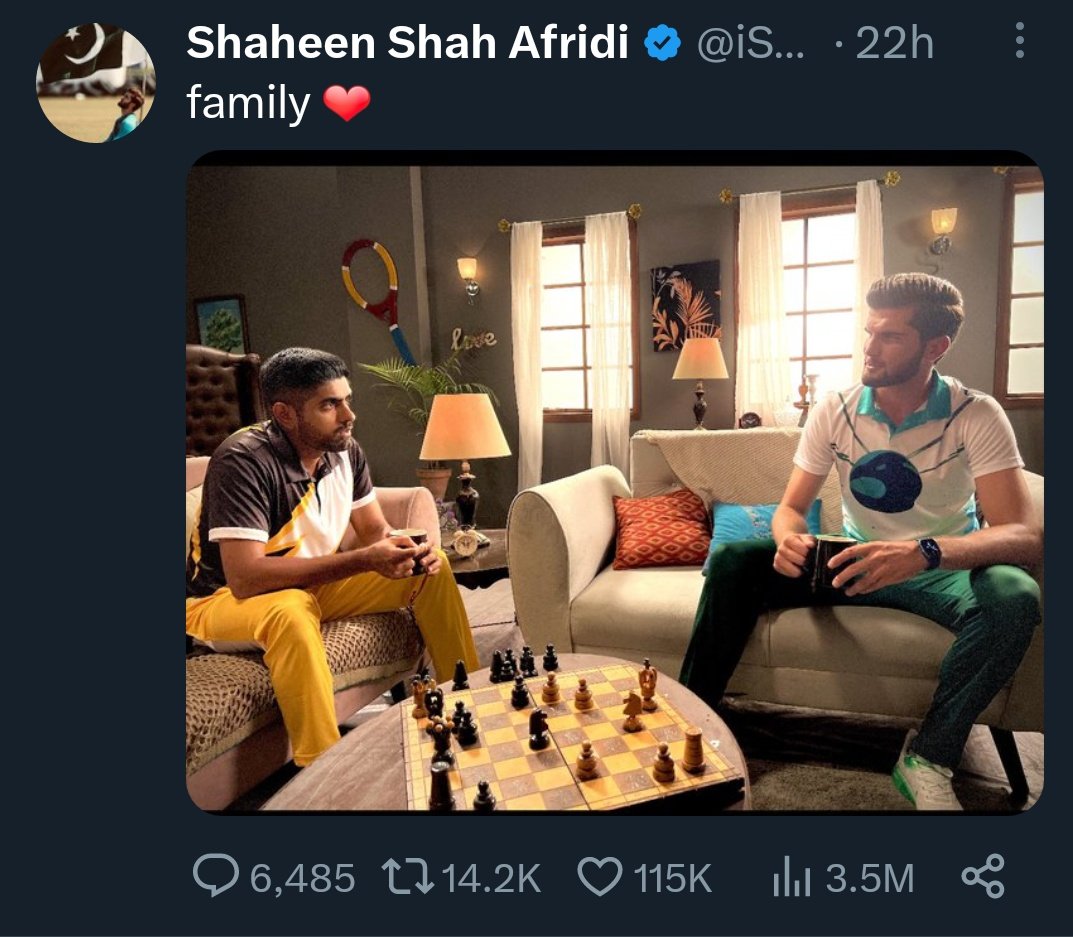 AdeelHuss1's tweet photo. The msg is loud and clear even a deaf can hear and a blind can see the team is UNITED UNDER BABAR AZAM's leadership!!!!#Humaikhain #PakistanCricket #BabarAzam𓃵 #ShaheenShahAfridi #CricketTwitter #CWC23 #ShaheenShahAfridi𓃵
#anshaafridi #CricketWorldCup2023 #WorldCup2023 #Wordle823 #viralvideo #เบียร์เดอะวอยซ์ #1989TaylorsVersion #JustinTrudeau #uefachampionsleague #Armenia