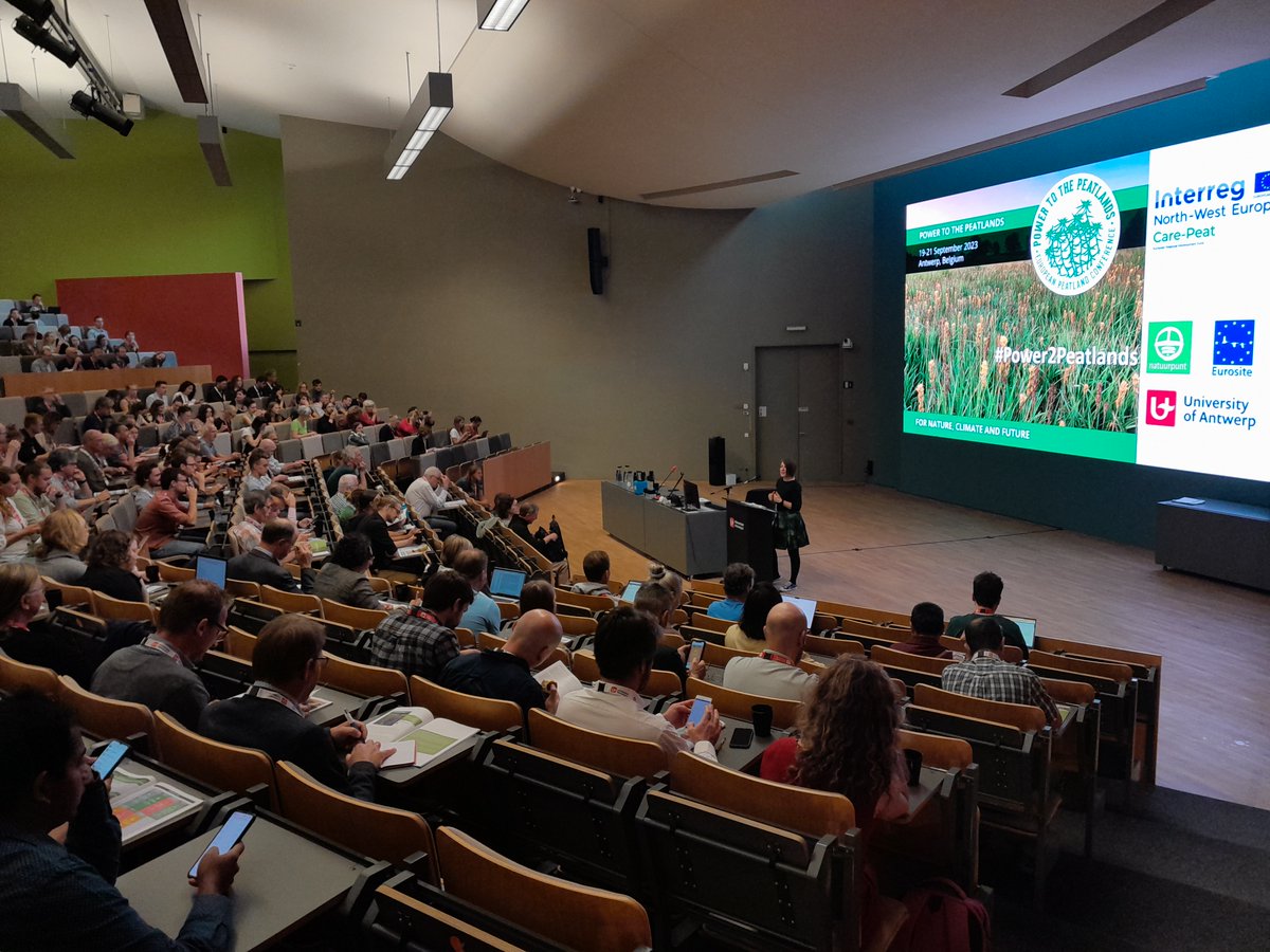 [CONFERENCE] 600 acteurs des tourbières mondiales - 160 présentateurs - 3 jours : c'est "Power to the Peatlands" ! la plus grande conférence sur les tourbières. <a href="/CarePeat/">Care-Peat</a> #lifeanthropofens #Power2Peatlands