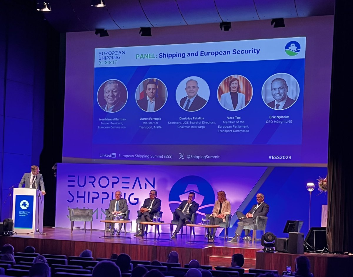 Has the perception of #shipping changed after all the current crises <a href="/Lloydslisted/">Richard Meade</a> asks the distinguished panel? Full support from all panelists. #shipping 
#acknowledgement #strategicpartnership