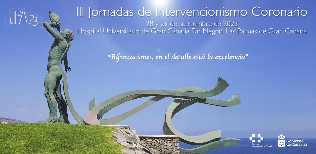 pemarlor08's tweet photo. Solo quedan 10 días para las III Jornadas de Intervencionismo Coronario sobre bifurcaciones #Jipal23 días 28 y 29 de Septiembre. Inscríbete en https://t.co/SUZ7wHqNfU para seguirlo online (provisional, complex, #OCT, tips & tricks!!!!) @secardiologia @shci_sec @PCRonline @TCTMD https://t.co/F1rni23zid