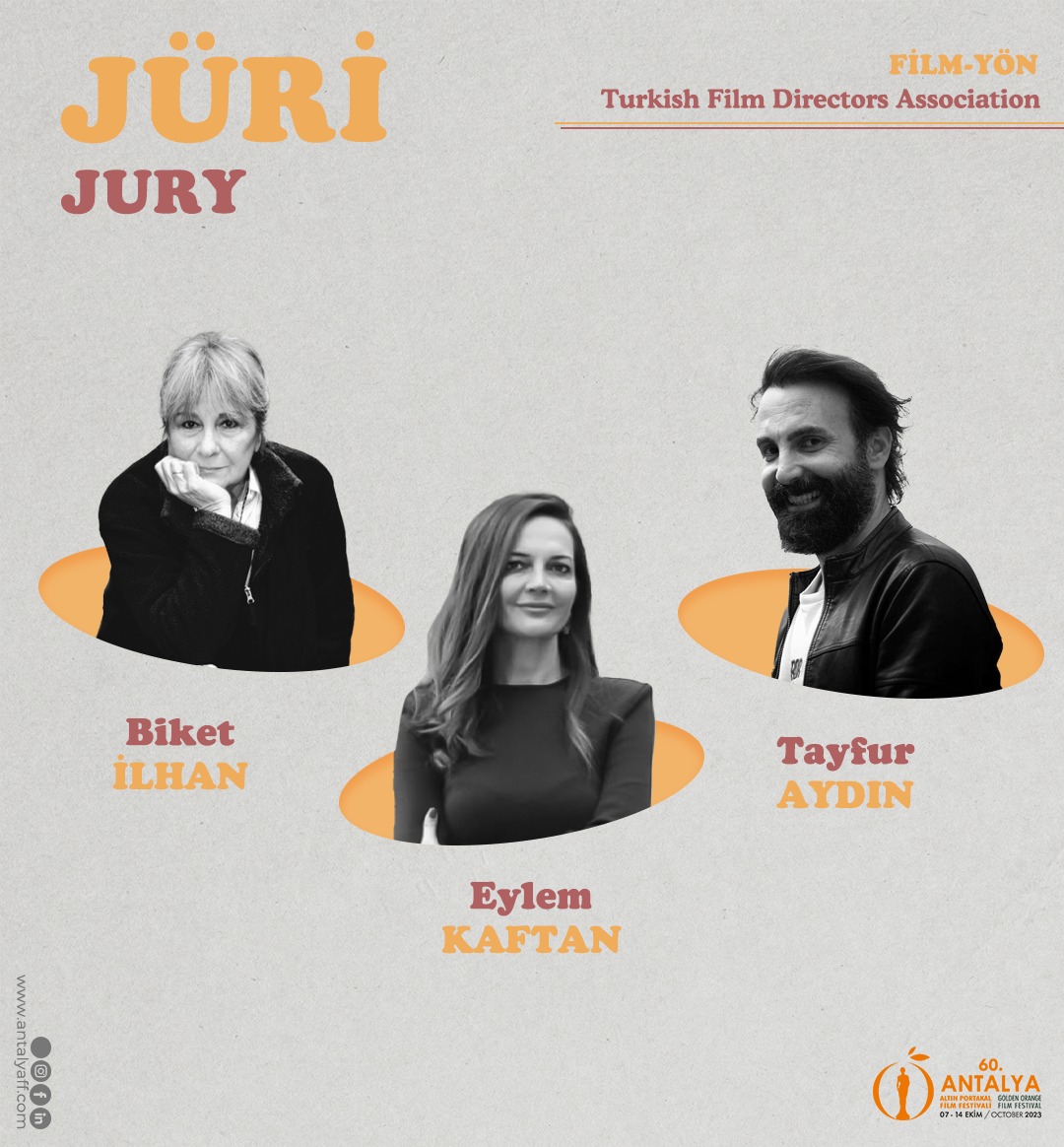 AntalyaFF's tweet photo. 60. Antalya Altın Portakal Film Festivali’nin Film Yönetmenleri Derneği tarafından verilen Film-Yön En İyi Yönetmen Ödülü jürisinde yönetmenler Biket İlhan, Eylem Kaftan ve Tayfur Aydın yer alacak.
#AntalyaFF2023 #60AltınPortakal #60AntalyaAltınPortakalFilmFestivali #filmfestival https://t.co/sYQ5xG788t