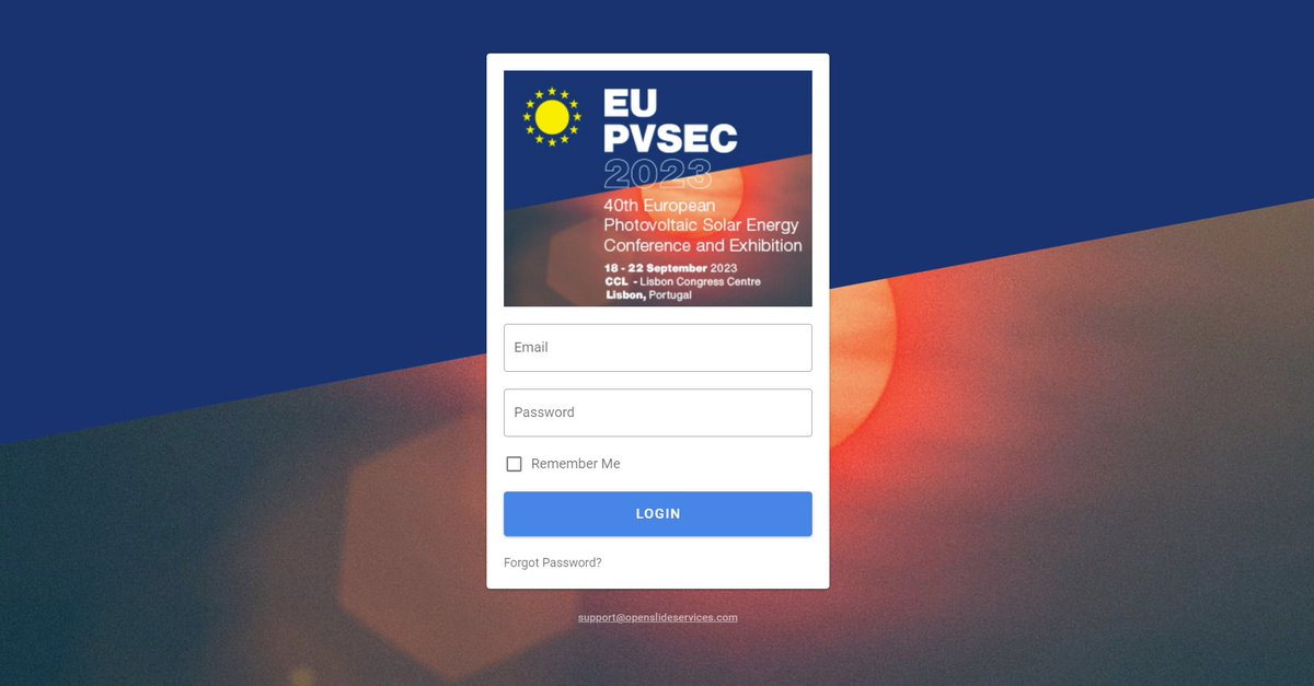 EUPVSEC's tweet photo. Can't decide which session to attend?
We got you covered! The entire #conference #programme, #parallelevents, and #industrysummit will be available on the #onlineplatform after the #EUPVSEC2023!
Not in Lisbon? Access all the content with the #onlineticket: https://t.co/NOzno1B7s8 https://t.co/BRak3MvmYK