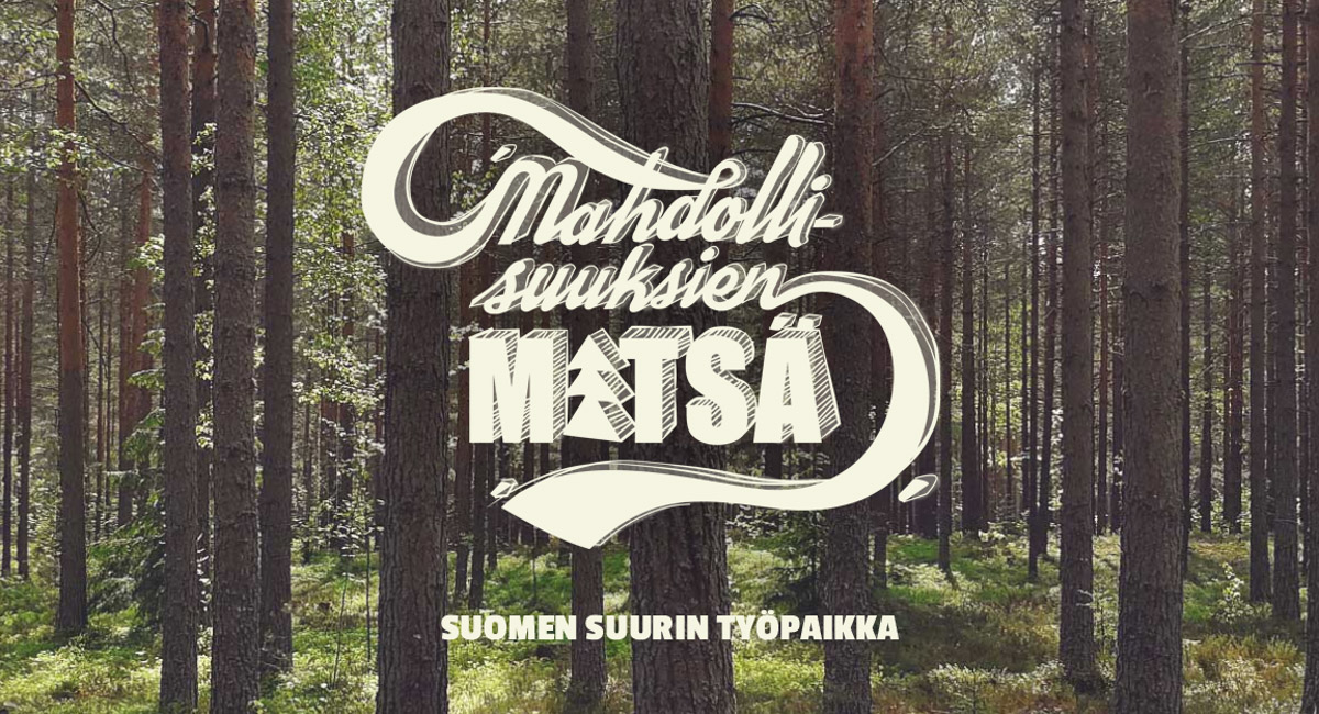 Mahdollisuuksien metsä -koulukampanja uudistuu! Suositun kampanjan tarkoitus on yhä saada nuoret pohtimaan, löytyisikö metsäalalta oma tuleva urapolku.

"Kampanjalla haluamme kannustaa ja voimaannuttaa nuoria juuri siihen maailmaan, joka meitä alalla jo työskenteleviä kiehtoo