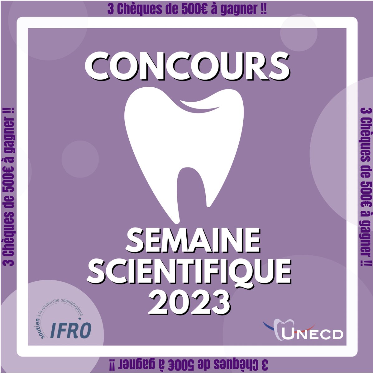 Semaine scientifique de l’UNECD: Promouvoir et vulgariser la recherche à travers la présentation de courtes vidéos de sujets de recherche. Une opportunité pour chacun de présenter son sujet et ses résultats. Soyez original et inventif pour séduire le jury ! <a href="/UNECD/">UNECD</a>