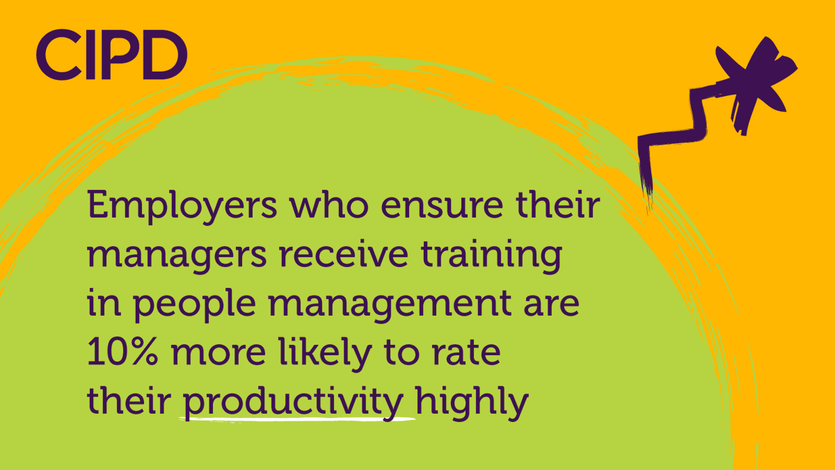 CIPD's tweet photo. Our new people management and productivity report is LIVE ✅
One of the CIPD's recommendations is:
👉 Review publicly funded management qualifications and business support programmes, to understand what types of support work best
Read the report here ➡️https://t.co/6MxORQ5a2v https://t.co/IIYx92x2VD