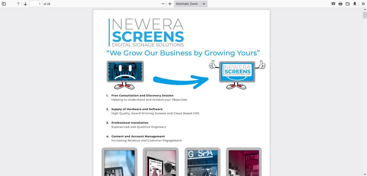 NEGLimited's tweet photo. How to Suceed with Digital Signage and Advertising Displays? We have some good ideas in our new brochure. Why not grab a free download?? Click Here>>> https://t.co/1s03dWT17o #digitalscreen #digitalwindowdisplayretail #retailwindowdisplay https://t.co/NUS1abWGAS