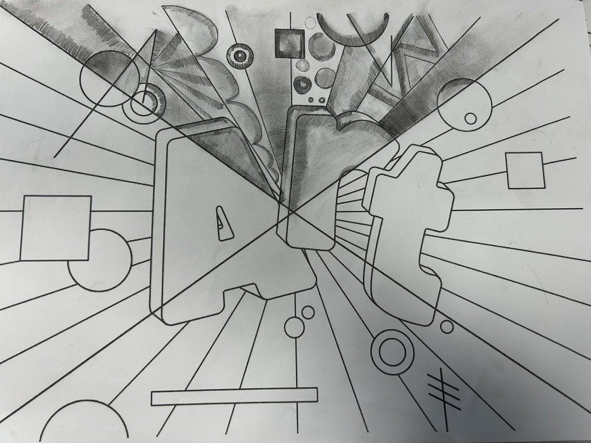 Y7 have been experimenting with tone as part of their formal elements scheme of learning. We look forward to seeing how their art work evolves as they move onto pattern.