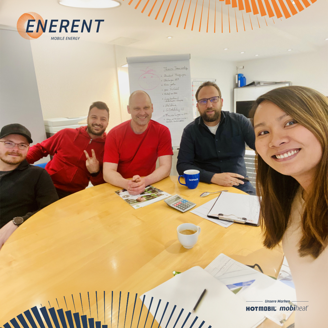 Grüezi, wir sind Team ENERENT Schweiz!  👋😄
Unsere Mission? Mobile Energieversorgung (Wärme, Kälte, Dampf) für jeden Bedarf.  🥳 

#mobileenergy #enerentschweiz #hotmobil #mobiheat #mobilewärme #teamgeist #zusammenschluss #shk