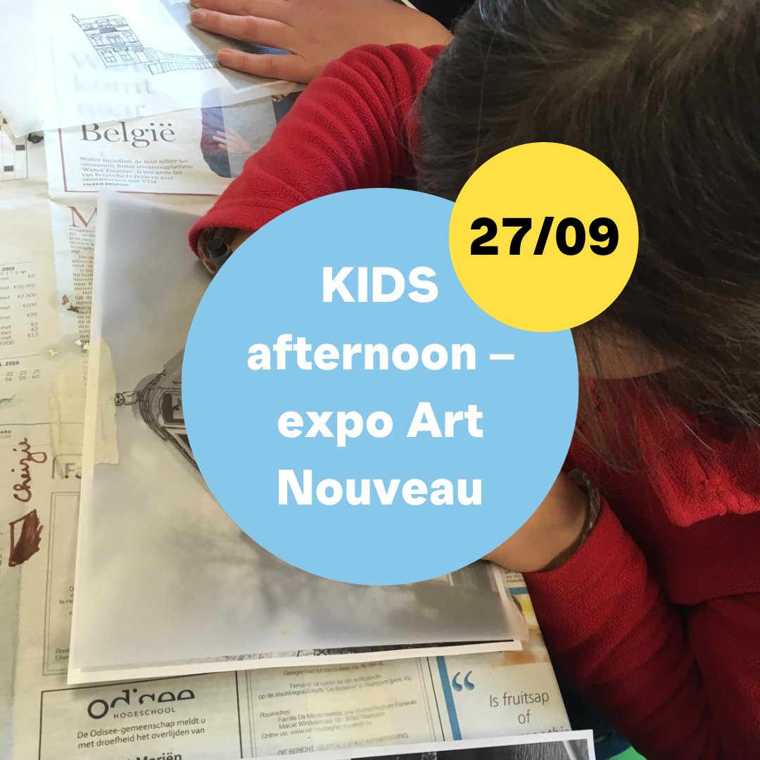 Want to become a real Art Nouveau artist? 🎨 
Join us on 27/09 to learn about various Art Nouveau objects and their extraordinary stories. After a fascinating interactive tour, you can take part in a creative workshop to create your own Art Nouveau designs! Available in NL and FR