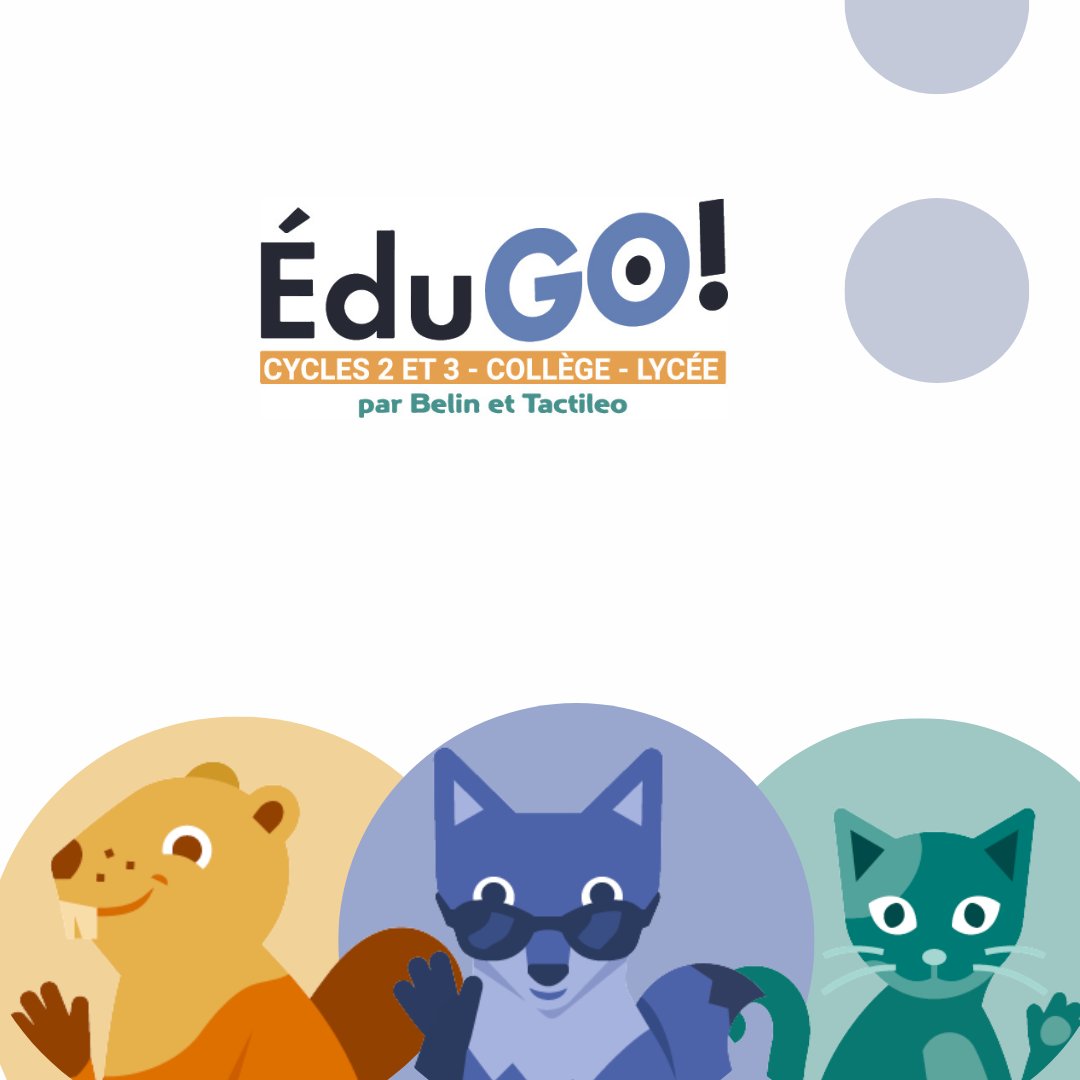 BelinEducation's tweet photo. ÉduGO ! vous accompagne du CP au lycée grâce à sa banque de ressources et d’outils numériques mis à disposition par le réseau Canopé. 👉https://t.co/VH4gFcyuLQ
@reseau_canope @Maskott_Europe #TNE #France2030 #ÉcoleNumérique #EdTech #EduGo #cycle2 #cycle3 #college #lycee https://t.co/TOxdX43Zia
