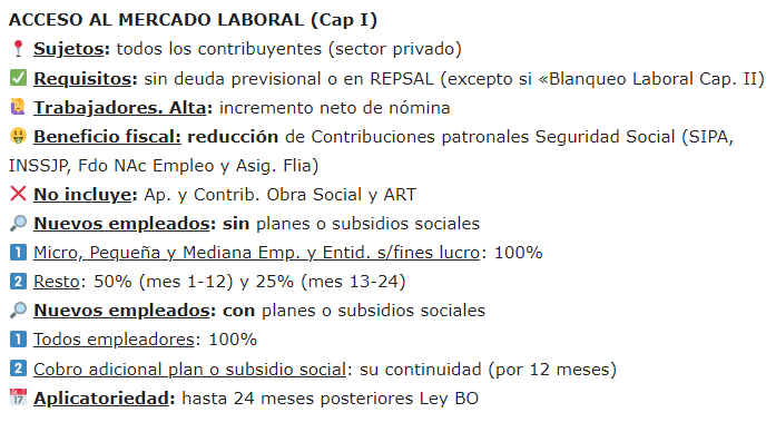 tributumcomar's tweet photo. 📣@DiputadosAR dió media sanción de LEY #EMPLEOMIPYME
1⃣ Reducción Contribuciones Seg. Social 24 meses x nuevos trabajadores
2⃣ Mayor beneficios MiPyMES y si posee Plan Social el empleado
3⃣ Blanqueo Laboral MiPyMES deudas Seg. Social
🏛️Pasa a @SenadoArgentina
💡 #ESQUEMA 👇 https://t.co/2eApr6Cs71