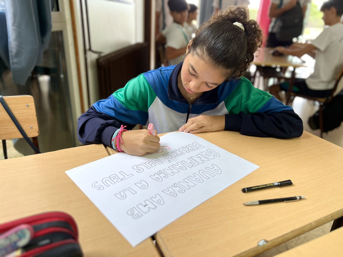 pmariasantcugat's tweet photo. A emprenedoria hem redactat unes frases motivadores per aconseguir les nostres fites! 💪🏻👌🏻#motivacio #santcugat #iiin #curs2324 https://t.co/6c7AKMCLsA