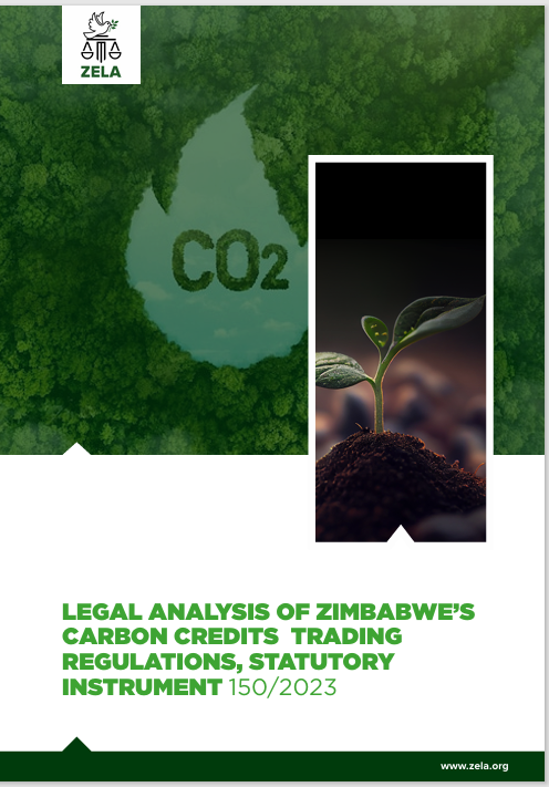 🔈#Exciting news alert
The Legal Analysis of Zimbabwe’s Carbon Credits Trading Regulations, Statutory Instrument 150/2023, is out.

1/ On August 18, 2023, the #Zimbabwean government, through the Minister responsible for #Climate Change, gazetted the Carbon Credits Trading