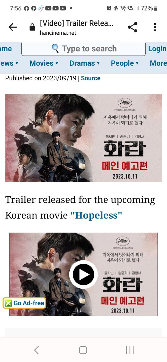 perfectnote14's tweet photo. HANCINEMA webpage
#Hopeless #SongJoongKi #Hancinema https://t.co/GEgi08A37g