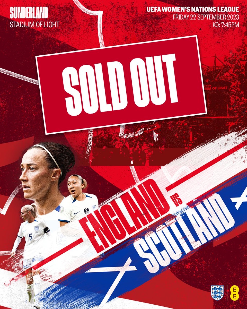 Lionesses's tweet photo. A sold out @StadiumOfLight! 🤩 https://t.co/UAyrsInw2c