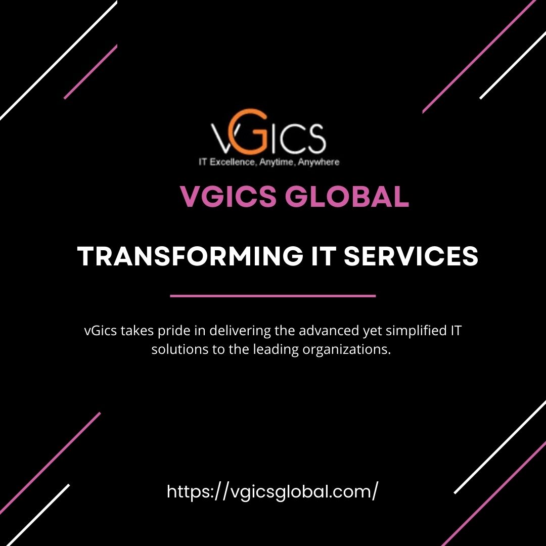vGics takes pride in delivering the advanced yet simplified IT solutions to the leading organizations.
#manageditservices #vgicsglobal #itservices #itservicescompany