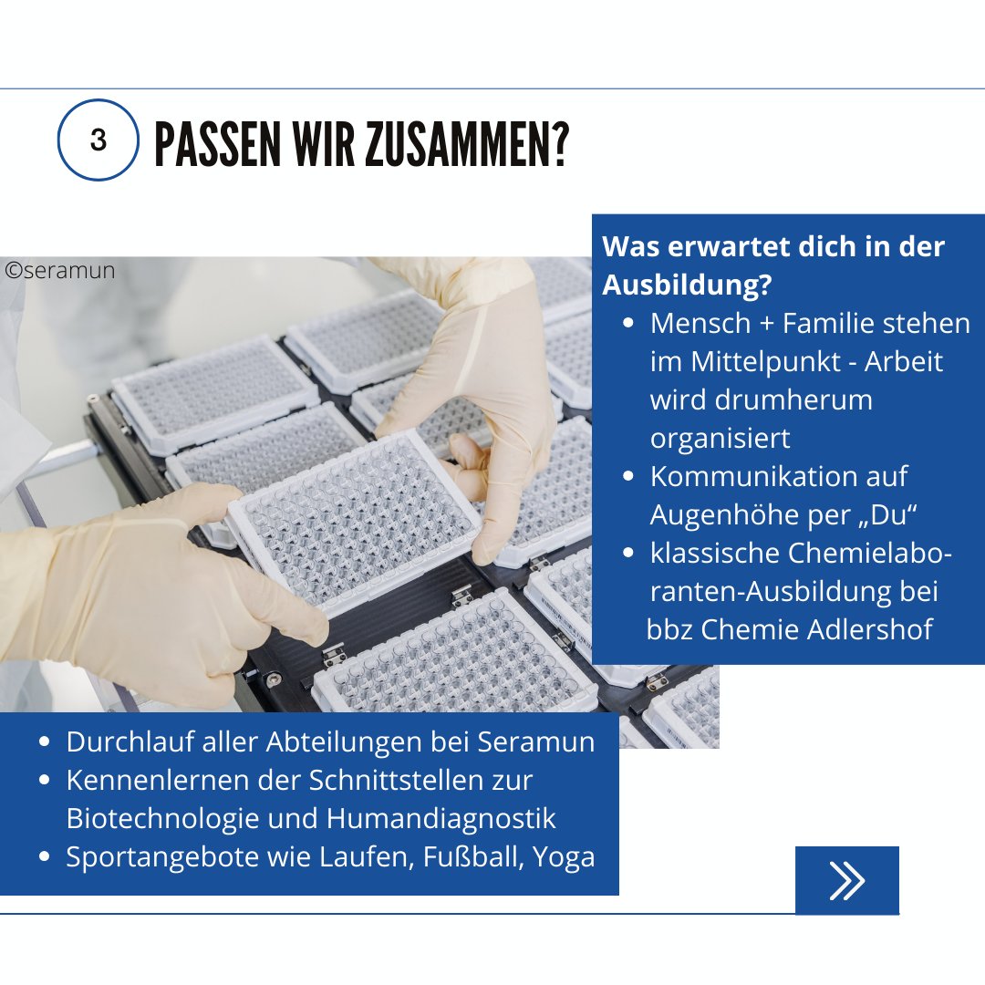 anh_berlin's tweet photo. In-vitro-Diagnostik von Seraum brauchen Ärzte für Therapieentscheidung auf Blutuntersuchungen oder Analysen anderer Körperflüssigkeiten. Hast du Interesse an einer abwechslungsreichen + praxisorientierten Ausbildung? Dann bewirb dich als Chemielaborantin: https://t.co/l2zUkafmPY https://t.co/RvstAIL67T