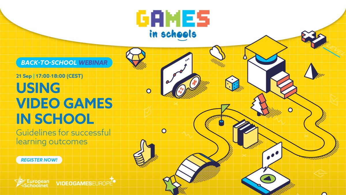 eu_schoolnet's tweet image. 🚨 WEBINAR ALERT🚨

📚 Get ready to level up your teaching game! Ollie Bray, lead author of the handbook, will share his favourite classroom games and pedagogical approaches. Mark your calendars for September 21st! #Teachers #GameBasedLearning bit.ly/GIS23BackToSch…