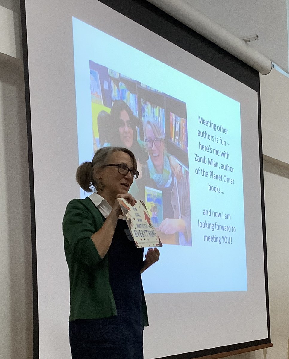 Yesterday we were fortunate enough to have a visit from local author and illustrator, Jane Porter. She led assemblies and told us about her interests, her work and collaborations with other authors. We can't wait to see her again. @TheJanePorter