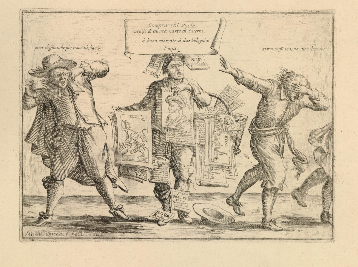 People trying to avoid the news, seventeenth-century style, by Giuseppe Maria Mitelli @britishmuseum britishmuseum.org/collection/obj…