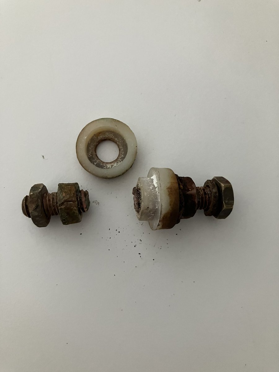 Beware of water leaks!

This DB9 Volante had electrical issues, specifically with charging and, eventually, non starting problems. It had been leaking water into the drivers footwell which corroded the main battery cable connection to the point that it snapped!