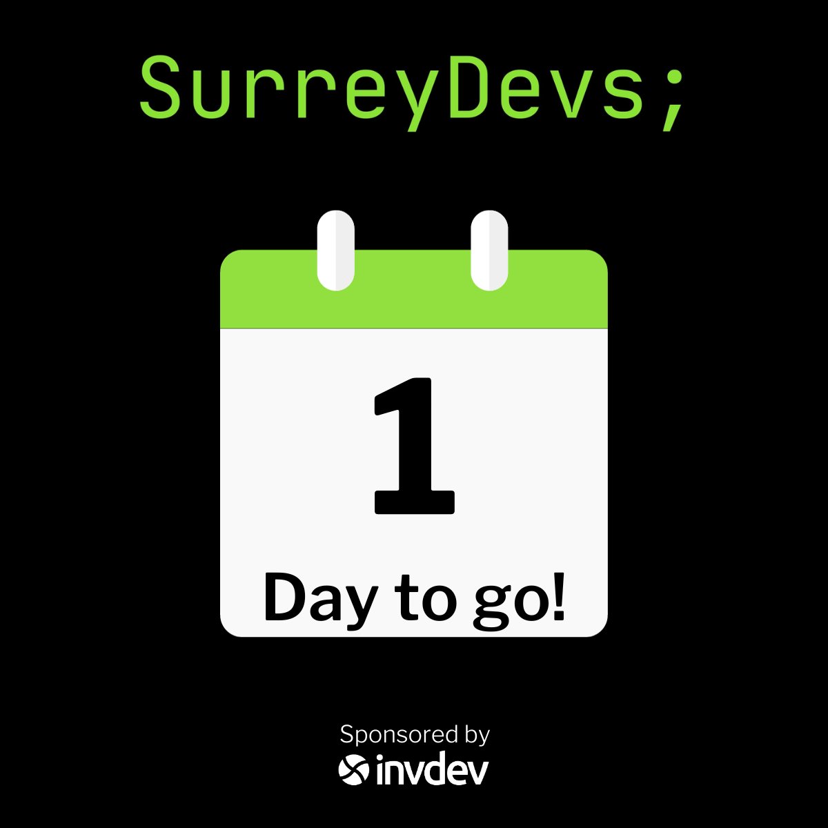 SurreyDevs (@surreydevs) on Twitter photo ⏰ It's the #FinalCountdown⏰
Just 1 day left until our #SurreyDevs meetup! Join us for #Tech, #Knowledge, and #Networking tomorrow night at Invdev's #Woking offices.
We'll be joined by <a href="/mattlintott/">Matt Lintott</a> and Jonnie Russell! You don't miss out!
Register here👉lnkd.in/ewFZee_n ⏰ It's the #FinalCountdown⏰
Just 1 day left until our #SurreyDevs meetup! Join us for #Tech, #Knowledge, and #Networking tomorrow night at Invdev's #Woking offices.
We'll be joined by <a href="/mattlintott/">Matt Lintott</a> and Jonnie Russell! You don't miss out!
Register here👉lnkd.in/ewFZee_n