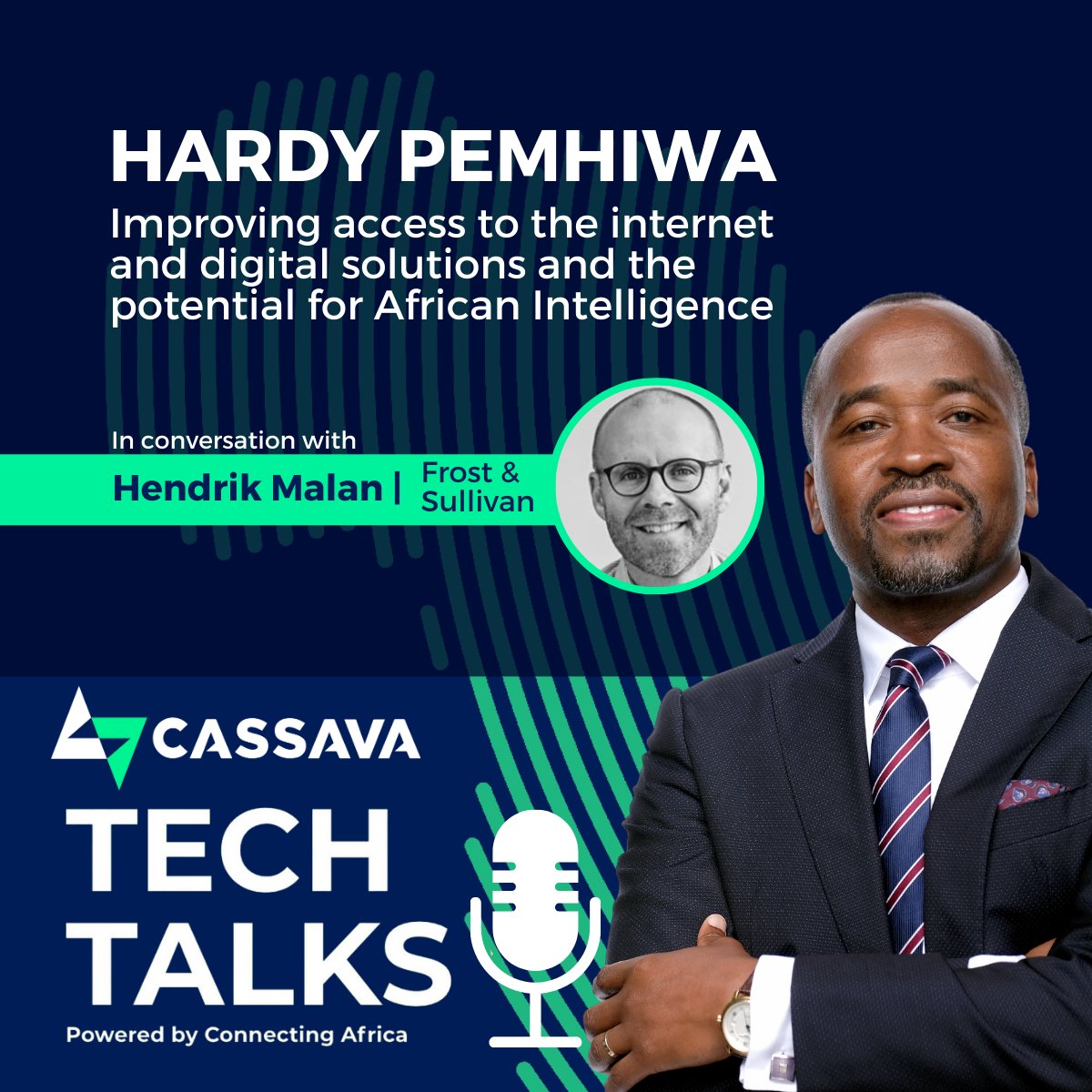 PODCAST: Improving access to the internet and digital solutions and the potential for African Intelligence.

Join our President &amp; Group CEO, Hardy Pemhiwa, and Hendrik Malan, CEO, <a href="/FrostSullivanSA/">Frost&SullivanAfrica</a> Sub-Saharan operations on our new podcast tomorrow.

podcasters.spotify.com/pod/show/conne…