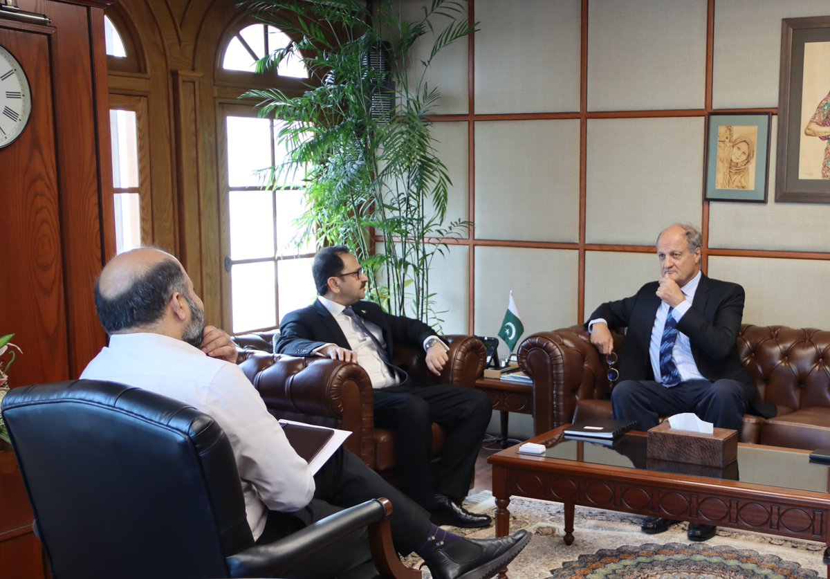 ndrmfpk's tweet photo. Meeting with Country Manager UNOPS Pakistan, Mr. Brian Douglas Fawcett
Presented NDRMF Annual Corporate Report.
@PlanComPakistan
#optimisingimpact https://t.co/tNtpZU9LWZ