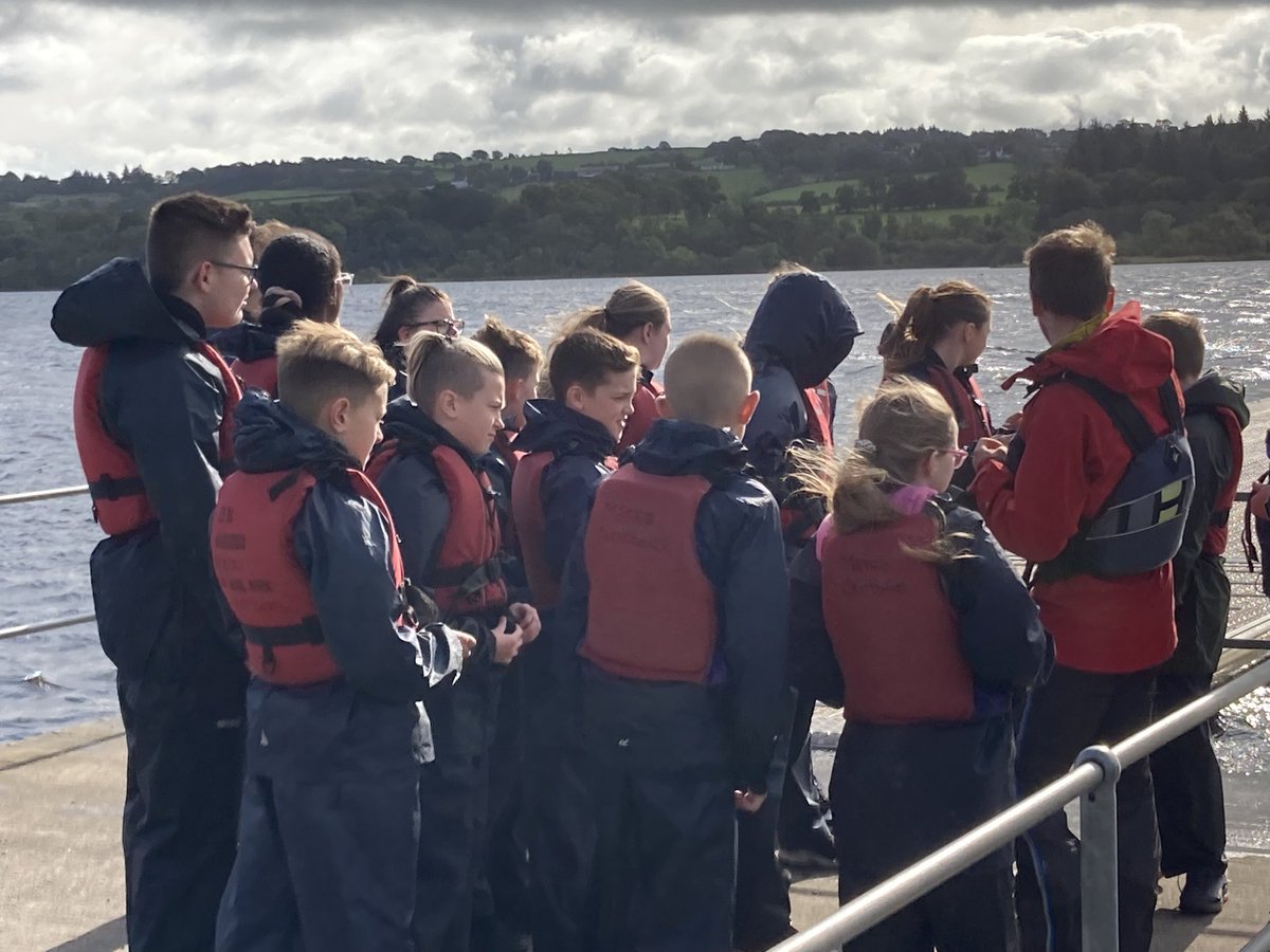 S1 Ness Teambuilding day. They’re all fabulous! So windy they’re having to work hard for their packed lunches! More to follow