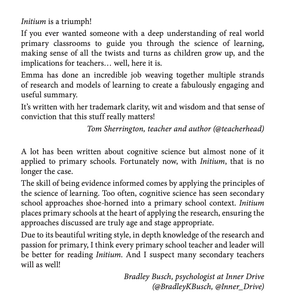 And of course, you've heard of <a href="/teacherhead/">Tom Sherrington</a> and <a href="/BradleyKBusch/">Brad Busch</a>. Well, they LOVE Initium. Check out what they had to say