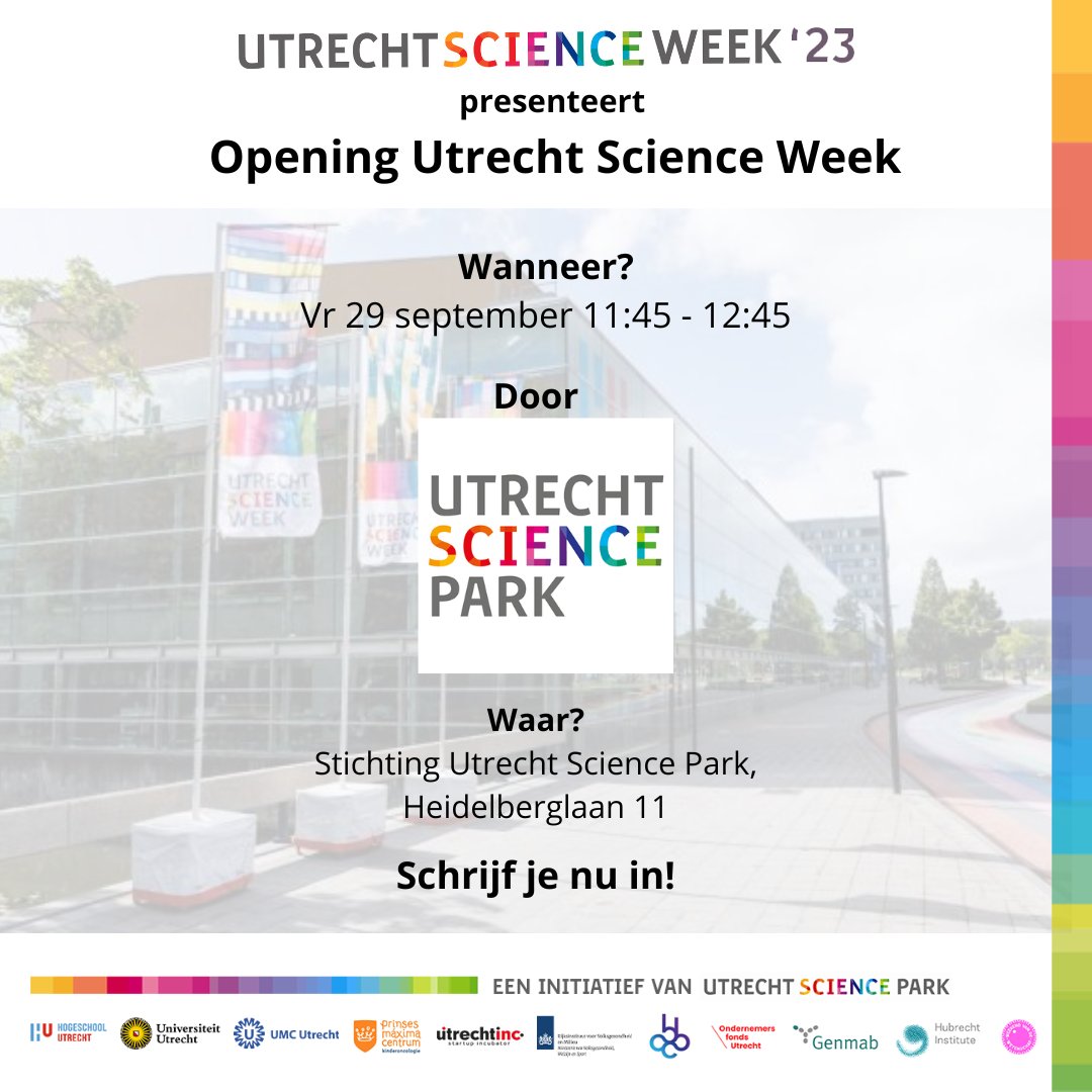 Utrecht Science Week tweet media