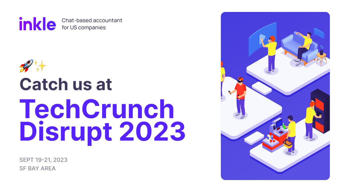 inklehq's tweet image. We&apos;re excited that Inkle is gearing up to San Francisco, CA, USA, from September 19th to 21st for TechCrunch Disrupt 2023 - the ultimate startup conference! 🌟

#TechCrunchDisrupt #StartupConference #TechTrends #SanFrancisco #InkleTax