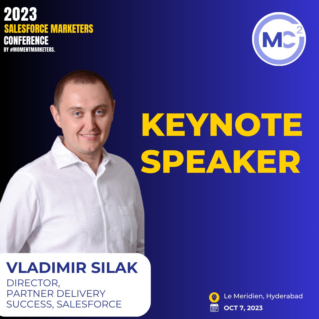 🌟We're thrilled to introduce our Keynote Speaker : Vladimir Silak 🎤

Vlad is the Director with the Partner Delivery Success team at <a href="/salesforce/">Salesforce</a> .  With a wealth of experience in the Marketing Cloud ecosystem dating back to the Exacttarget days, he's one of the leading experts