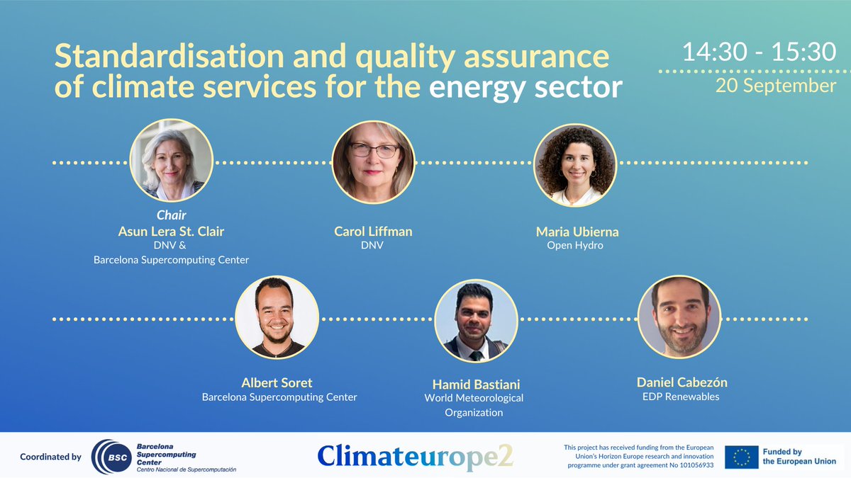 🚀Day 2 of @Climateurope2 #Webstival:

🔍 Morning: 
- Adaptation Empowerment 
- Finance Standardization 
- Renewable Energy Insights

🕑 Afternoon (14:00): 
- Future of Renewable Energy 

🌟Join us and share your session takeaways in the comments!