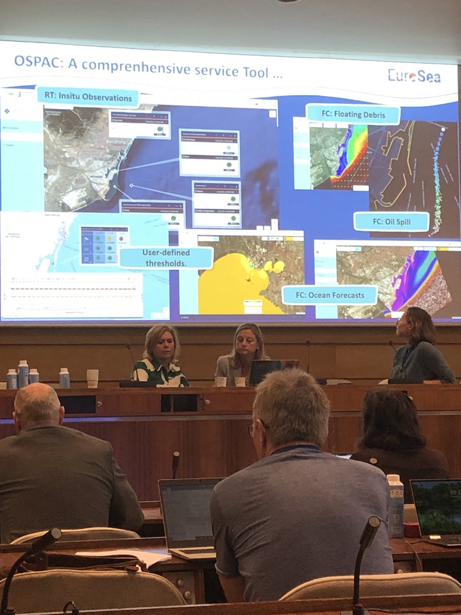 PuertosEstado's tweet photo. 📢 Presentamos los resultados de la herramienta #OSPAC con la colaboración de @nowsystems_eu.
OSPAC es una 'ventanilla única' de servicios meteooceánicos con toda la información en tiempo real y predicciones en la zona costera del puerto y la ciudad. #EuroSea #EU2023ES https://t.co/kUBQj3jWD9