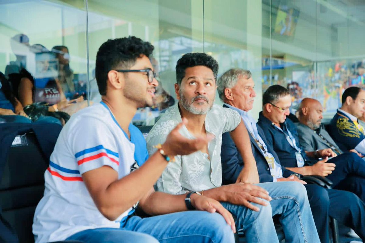 An unexpected encounter with actor Prabhu Deva at the Asia Cup final @PDdancing @arrahman @nathandelights @tamil_films