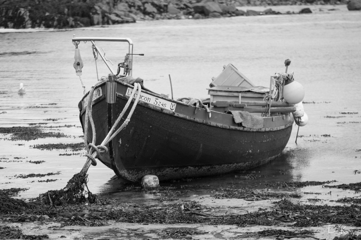 Low Tide, An Spidéal, April 2023.

#Boat #Harbour #Sea #Spring #Tide #LowTide #Anchor #Spiddal #AnSpidéal #Galway #Ireland #DiscoverIreland #Nikon #NikonD3500 #VMWeather #LensAreLive #ThePhotoHour #blackandwhitephotography @discoverirl @DiscoverIreland @wildatlanticway