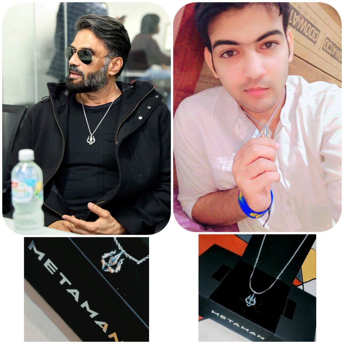 And finally i got this another beautiful gift from my hero this year. First @BodyFirstWellne and now #metaman My all time favorite🥰 @SunielVShetty sir You always care about your fans. Love you till the end of eternity. @DalpatSunielian thank you bhai. Luv u always...💕🤗