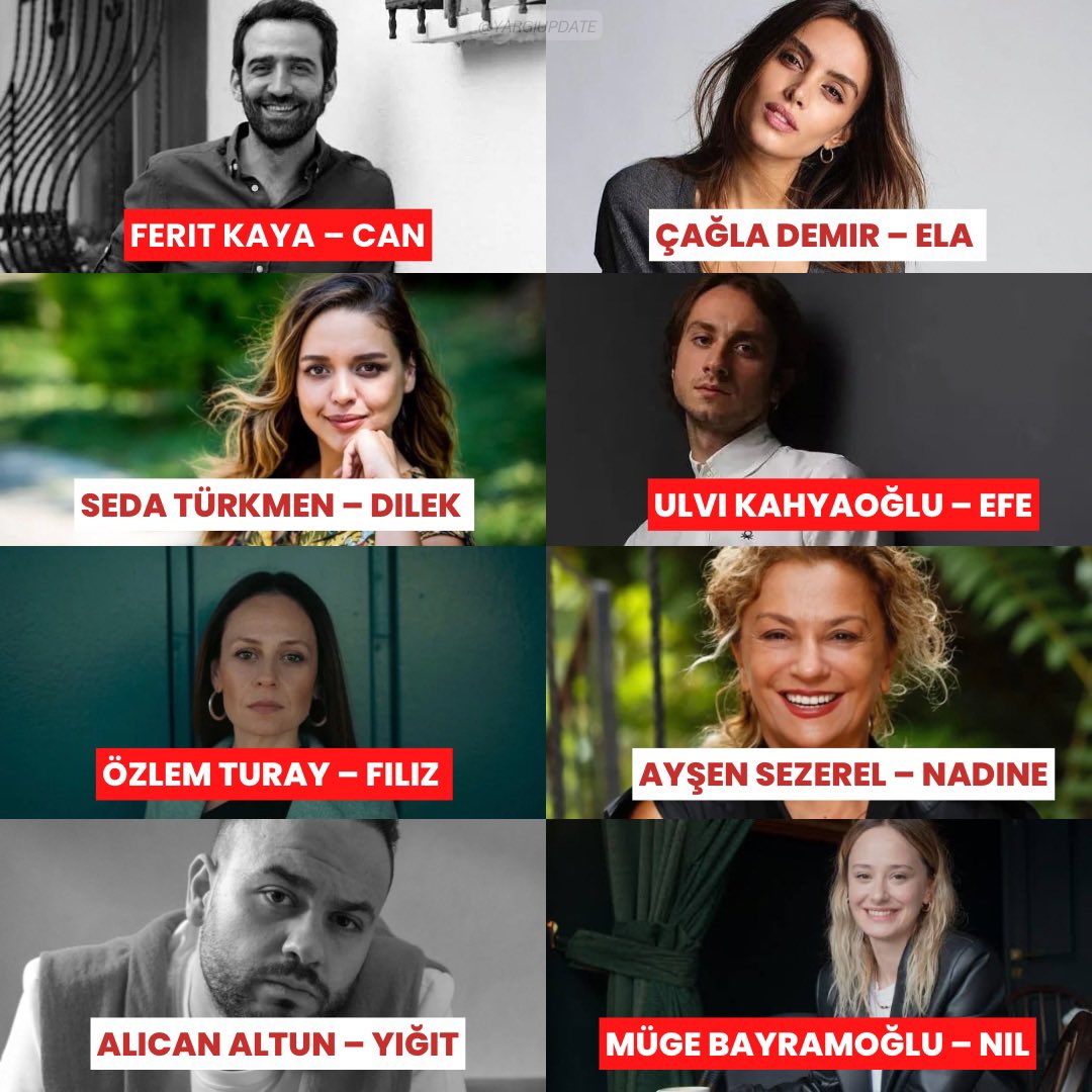 🎬 | New actors and actresses will join the cast of #Yargı for the third season. Find out which characters they will play in the show:

Ferit Kaya, one of the names that will breathe new life into the story, will play Osman's business partner, 'Can', while Seda Türkmen will