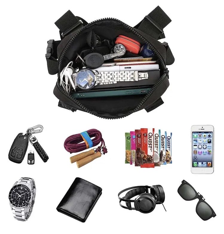 Are you tired of juggling your essentials while on the move? Look no further! Our stylish and functional Chest Bag is your perfect companion for a hassle-free adventure. Our Chest Bag keeps your essentials secure, organized, and within arm's reach.