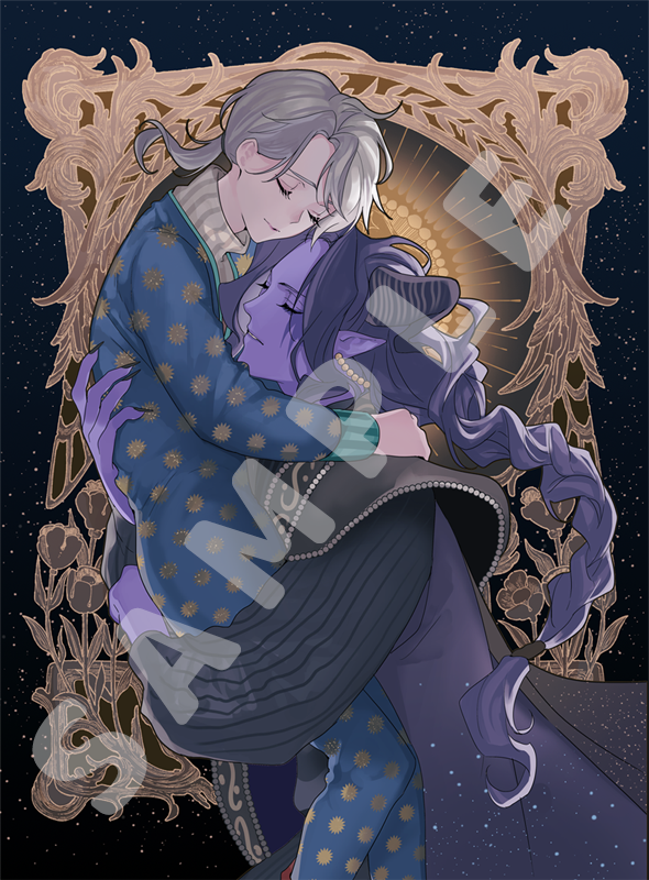 描き下ろしイラストと漫画サンプル。
当日ご購入の際は年齢確認のご協力お願いいたします。 