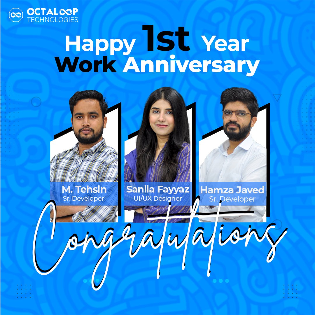 OctaloopTech's tweet photo. 🎉Year of Excellence! Big congratulations to our dedicated employees for reaching their one-year milestone with #OctaLoopTech

Here's to many more years of innovation &amp; growth together🙌🥳

⏩https://t.co/HXSkCq3NZ9

#Ahsoka #Xbox #Threads #KuCoin #viral #Polkadot #movingep #web3 https://t.co/tcbdGXpSrC