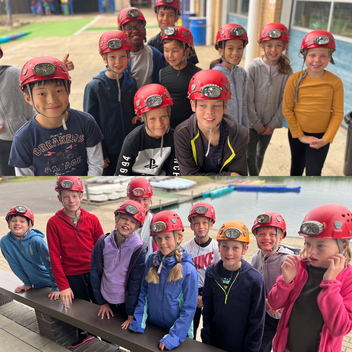 Day 3- raft building, fencing and caving!